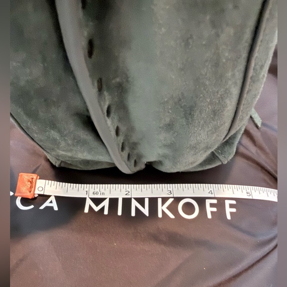 NWT!! Rebecca Minkoff Darren Shoulder Bag in Deep Jade/Gunmetal - Picture 11 of 11